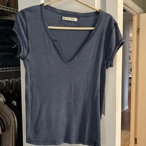 Free people blue t-shirt